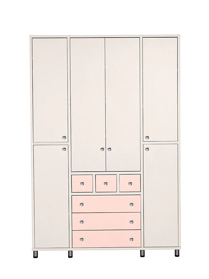 ארון ילדים מיכל 4 דלתות | צבע שמנת